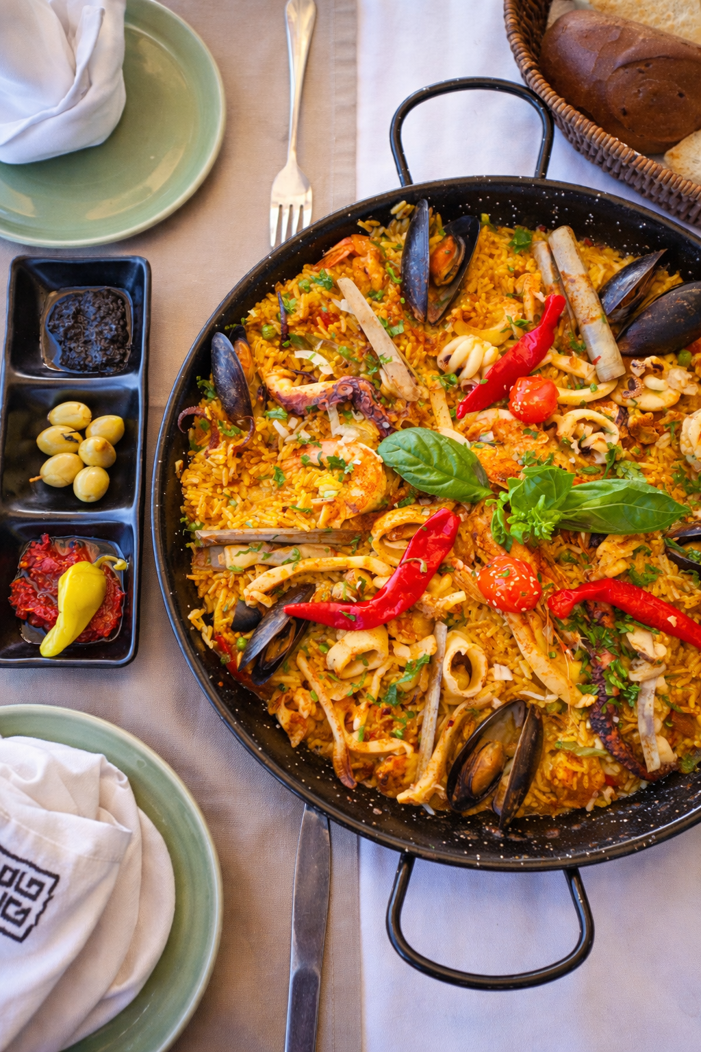 Paella aux Fruits de Mer