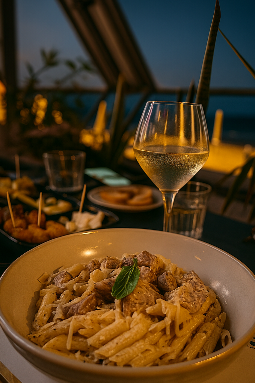 Penne Emince de Boeuf